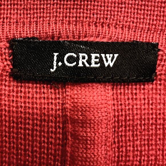 J.Crew Wool Button Front Cardigan Sweater 3/4 Sleeve Collar Short Knit Size 4 - Picture 6 of 7